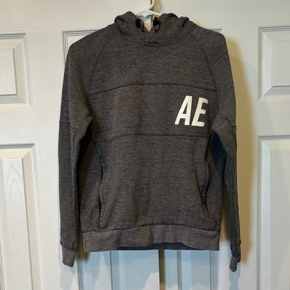 American Eagle Outfitters Grey Active Flex Hoodie Size Medium